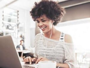 Lactation consultant providing virtual support and advice for new mothers in Philadelphia.